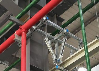 兴隆台该抗震支架的整体式支吊架结构协调性好